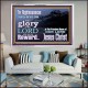 THE GLORY OF THE LORD WILL BE UPON YOU  Custom Inspiration Scriptural Art Acrylic Frame  GWAMAZEMENT10320  