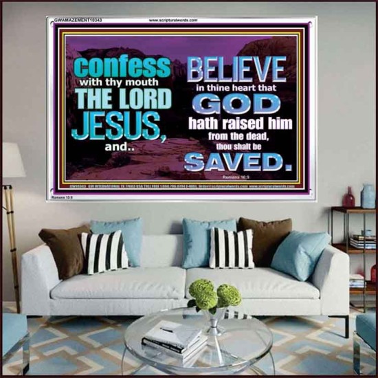 IN CHRIST JESUS IS ULTIMATE DELIVERANCE  Bible Verse for Home Acrylic Frame  GWAMAZEMENT10343  