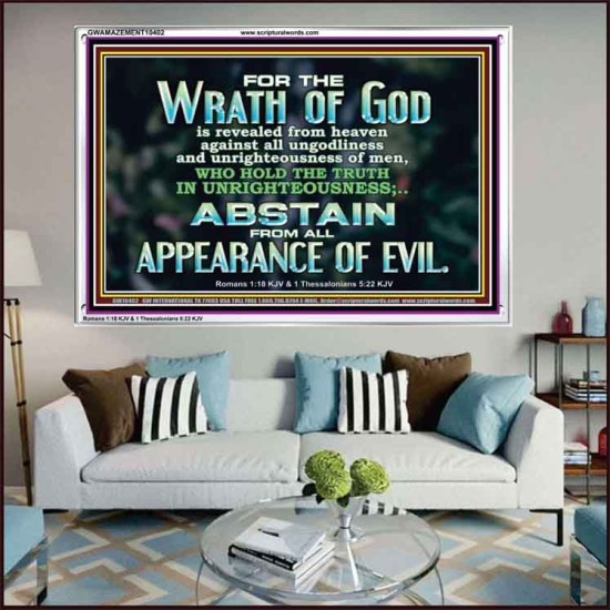 UNGODLINESS AND UNRIGHTEOUSNESS OUTLAW IN ETERNITY  Righteous Living Christian Acrylic Frame  GWAMAZEMENT10402  