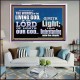 THE WORDS OF LIVING GOD GIVETH LIGHT  Unique Power Bible Acrylic Frame  GWAMAZEMENT10409  