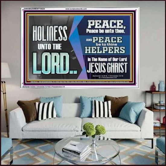 HOLINESS UNTO THE LORD  Righteous Living Christian Picture  GWAMAZEMENT10524  