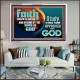FAITH COMES BY HEARING THE WORD OF CHRIST  Christian Quote Acrylic Frame  GWAMAZEMENT10558  