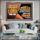 DILIGENTLY KEEP THE COMMANDMENTS OF THE LORD OUR GOD  Ultimate Inspirational Wall Art Acrylic Frame  GWAMAZEMENT10719  