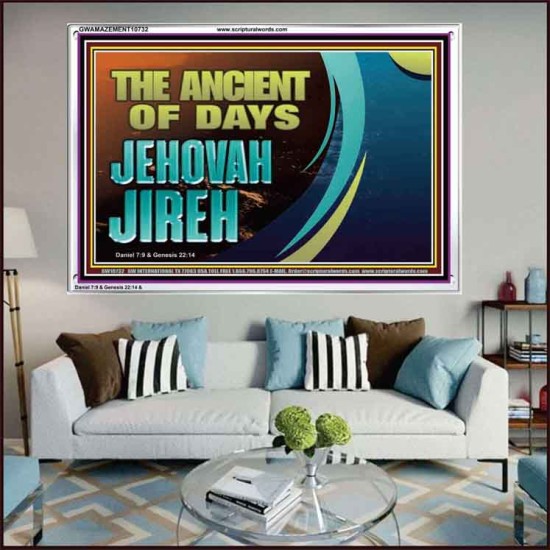 THE ANCIENT OF DAYS JEHOVAH JIREH  Scriptural Décor  GWAMAZEMENT10732  