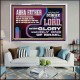 ABBA FATHER SHALL SCATTER ALL OUR ENEMIES AND WE SHALL REJOICE IN THE LORD  Bible Verses Acrylic Frame  GWAMAZEMENT10740  