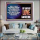 WITHOUT LOVE A VESSEL IS NOTHING  Righteous Living Christian Acrylic Frame  GWAMAZEMENT11765  