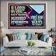 BLESSED IS THE MAN WHOSE STRENGTH IS IN THEE  Acrylic Frame Christian Wall Art  GWAMAZEMENT12102  