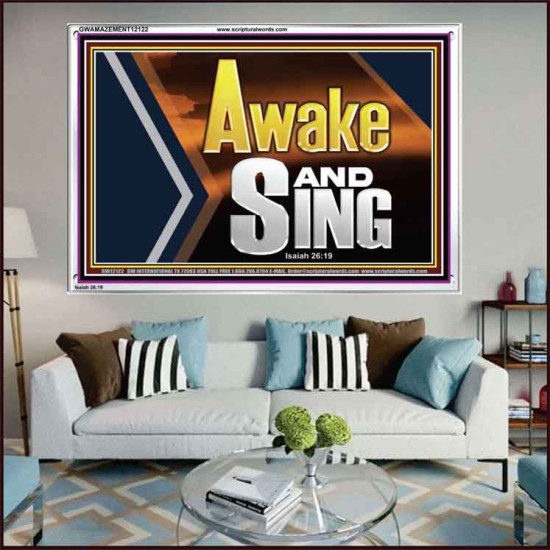 AWAKE AND SING  Affordable Wall Art  GWAMAZEMENT12122  