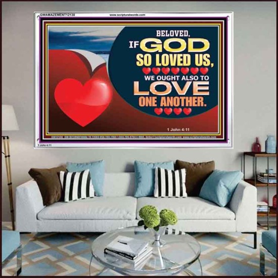 BELOVED IF GOD SO LOVED US  Custom Biblical Paintings  GWAMAZEMENT12130  