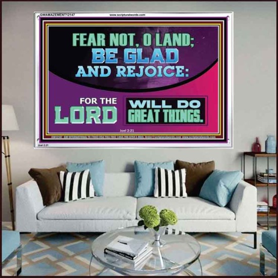 THE LORD WILL DO GREAT THINGS  Custom Inspiration Bible Verse Acrylic Frame  GWAMAZEMENT12147  