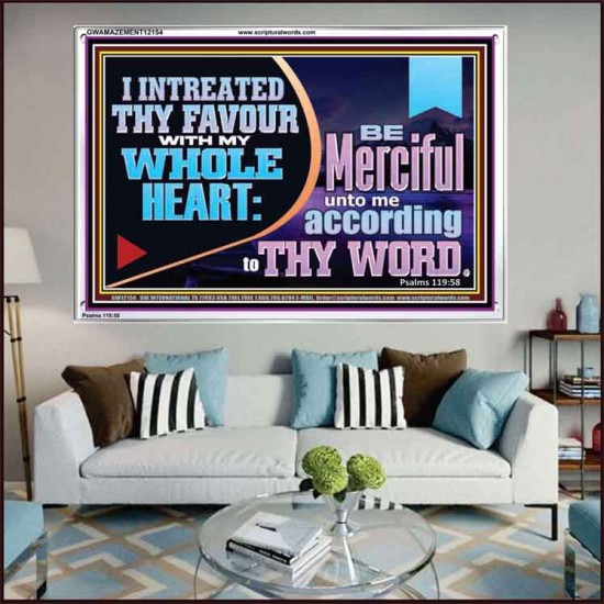 I INTREATED THY FAVOUR WITH MY WHOLE HEART  Art & Décor  GWAMAZEMENT12154  