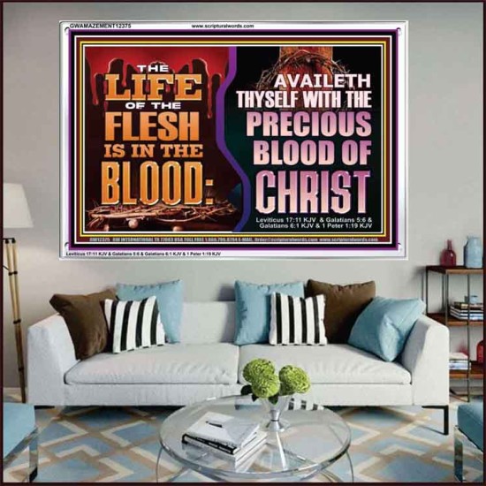 AVAILETH THYSELF WITH THE PRECIOUS BLOOD OF CHRIST  Children Room  GWAMAZEMENT12375  