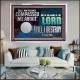 IN THE NAME OF THE LORD WILL I DESTROY THEM  Biblical Paintings Acrylic Frame  GWAMAZEMENT12966  