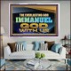 EVERLASTING GOD IMMANUEL..GOD WITH US  Contemporary Christian Wall Art Acrylic Frame  GWAMAZEMENT13105  