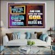 THE EARTH SHALL YIELD HER INCREASE FOR YOU  Inspirational Bible Verses Acrylic Frame  GWAMAZEMENT9895  