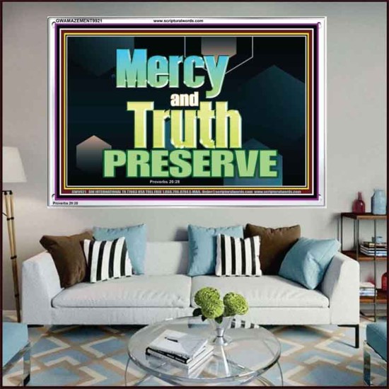 MERCY AND TRUTH PRESERVE  Christian Paintings  GWAMAZEMENT9921  