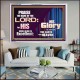 HIS GLORY ABOVE THE EARTH AND HEAVEN  Scripture Art Prints Acrylic Frame  GWAMAZEMENT9960  