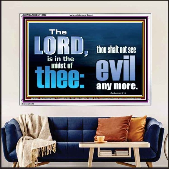 THOU SHALL NOT SEE EVIL ANY MORE  Unique Scriptural ArtWork  GWAMAZEMENT10302  