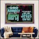 GOD ALMIGHTY GIVES YOU MERCY  Bible Verse for Home Acrylic Frame  GWAMAZEMENT10332  