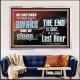 BRETHREN AWAKE OUT OF SLEEP THE END IS NEAR  Bible Verse Acrylic Frame Art  GWAMAZEMENT10336  