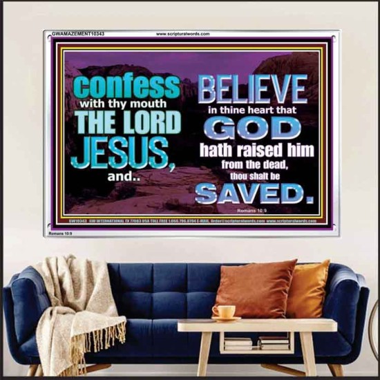 IN CHRIST JESUS IS ULTIMATE DELIVERANCE  Bible Verse for Home Acrylic Frame  GWAMAZEMENT10343  