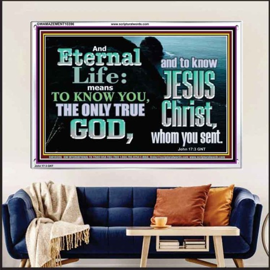 ETERNAL LIFE ONLY THROUGH CHRIST JESUS  Children Room  GWAMAZEMENT10396  