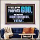 FEAR GOD AND WORKETH RIGHTEOUSNESS  Sanctuary Wall Acrylic Frame  GWAMAZEMENT10406  