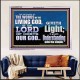 THE WORDS OF LIVING GOD GIVETH LIGHT  Unique Power Bible Acrylic Frame  GWAMAZEMENT10409  