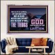 WHAT THE LORD GOD HAS PREPARE FOR THOSE WHO LOVE HIM  Scripture Acrylic Frame Signs  GWAMAZEMENT10453  