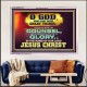 GUIDE ME THY COUNSEL GREAT AND MIGHTY GOD  Biblical Art Acrylic Frame  GWAMAZEMENT10511  