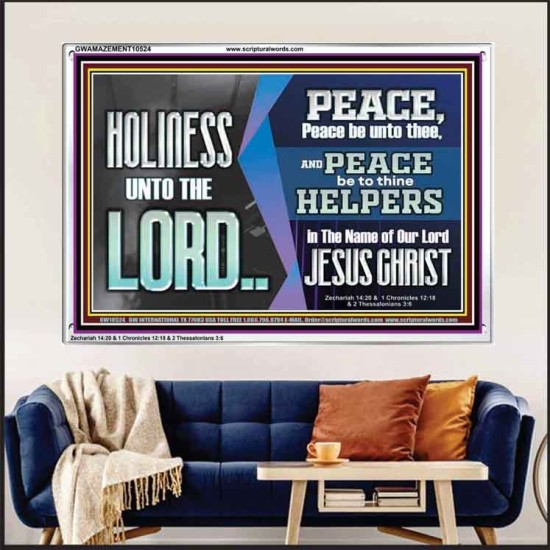 HOLINESS UNTO THE LORD  Righteous Living Christian Picture  GWAMAZEMENT10524  