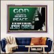 GOD SHALL GIVE YOU AN ANSWER OF PEACE  Christian Art Acrylic Frame  GWAMAZEMENT10569  