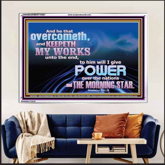 SEEK THE MORNING STAR CROWN OF GLORY  Wall & Art Décor  GWAMAZEMENT10587  