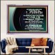 GO OUT WITH CELEBRATION AND BACK IN PEACE  Unique Bible Verse Acrylic Frame  GWAMAZEMENT10618B  