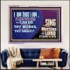 I AM THAT I AM GREAT AND MIGHTY GOD  Bible Verse for Home Acrylic Frame  GWAMAZEMENT10625  