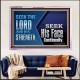 SEEK THE LORD HIS STRENGTH AND SEEK HIS FACE CONTINUALLY  Eternal Power Acrylic Frame  GWAMAZEMENT10658  