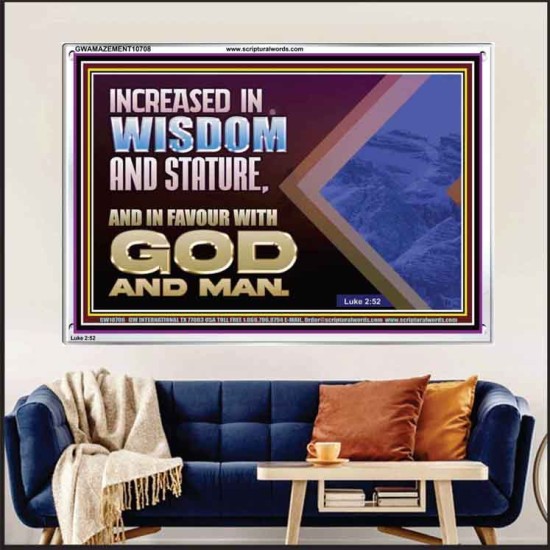 INCREASED IN WISDOM STATURE FAVOUR WITH GOD AND MAN  Children Room  GWAMAZEMENT10708  