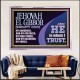 JEHOVAH EL GIBBOR MIGHTY GOD OUR GOODNESS FORTRESS HIGH TOWER DELIVERER AND SHIELD  Encouraging Bible Verse Acrylic Frame  GWAMAZEMENT10751  