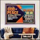 THE GOD OF PEACE SHALL BRUISE SATAN UNDER YOUR FEET SHORTLY  Scripture Art Prints Acrylic Frame  GWAMAZEMENT10760  