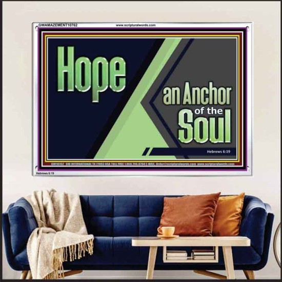 HOPE AN ANCHOR OF THE SOUL  Christian Paintings  GWAMAZEMENT10762  