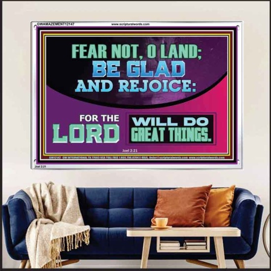 THE LORD WILL DO GREAT THINGS  Custom Inspiration Bible Verse Acrylic Frame  GWAMAZEMENT12147  