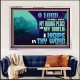 THOU ART MY HIDING PLACE AND SHIELD  Large Custom Acrylic Frame   GWAMAZEMENT12159  