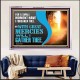 WITH GREAT MERCIES WILL I GATHER THEE  Encouraging Bible Verse Acrylic Frame  GWAMAZEMENT12714  