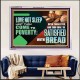 LOVE NOT SLEEP LEST THOU COME TO POVERTY  Bible Verse Art Acrylic Frame  GWAMAZEMENT12724  