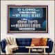 SHEW FORTH ALL THY MARVELLOUS WORKS  Bible Verse Acrylic Frame  GWAMAZEMENT12948  