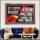 IF THE SON THEREFORE SHALL MAKE YOU FREE  Ultimate Inspirational Wall Art Acrylic Frame  GWAMAZEMENT13066  