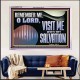 VISIT ME O LORD WITH THY SALVATION  Glass Acrylic Frame Scripture Art  GWAMAZEMENT13136  