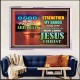 STRENGTHEN MY HANDS THIS DAY O GOD  Ultimate Inspirational Wall Art Acrylic Frame  GWAMAZEMENT9548  