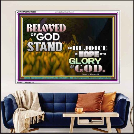 THE HOPE OF GLORY  Biblical Art Acrylic Frame  GWAMAZEMENT9595  