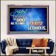 MAKE A JOYFUL NOISE UNTO TO OUR GOD JEHOVAH  Wall Art Acrylic Frame  GWAMAZEMENT9598  